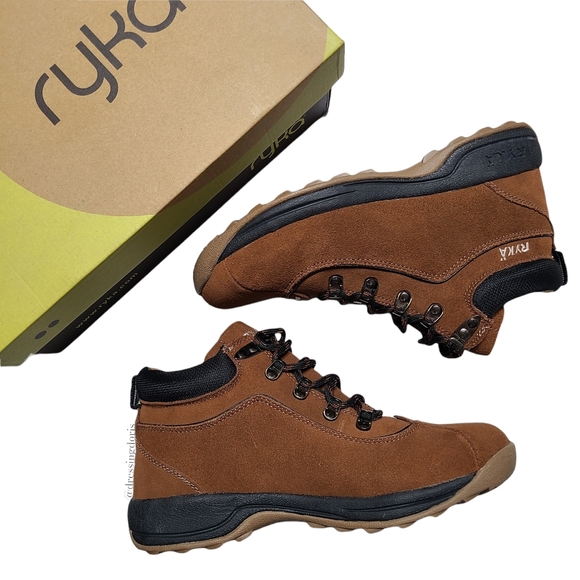 Ryka Shoes - Ryka Terrain Ghillie Hiking Boots Suede Leather